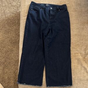 Style & Co. Women's Dark Blue Wide Leg Jeans
